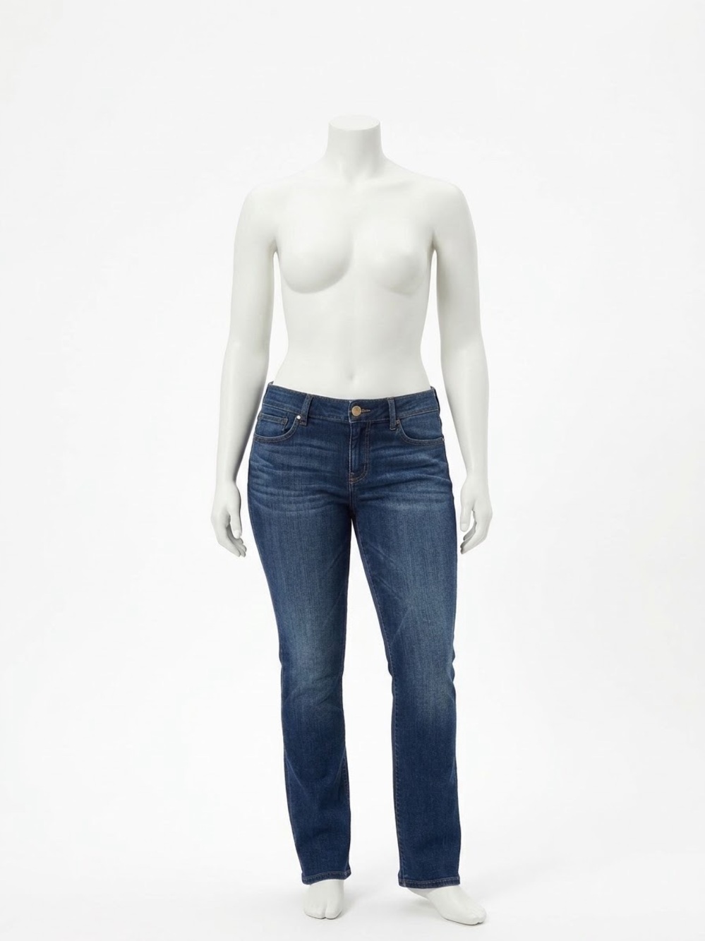 American Eagle Mid-Rise Slim Bootcut Jeans in Dark Blue Size 12